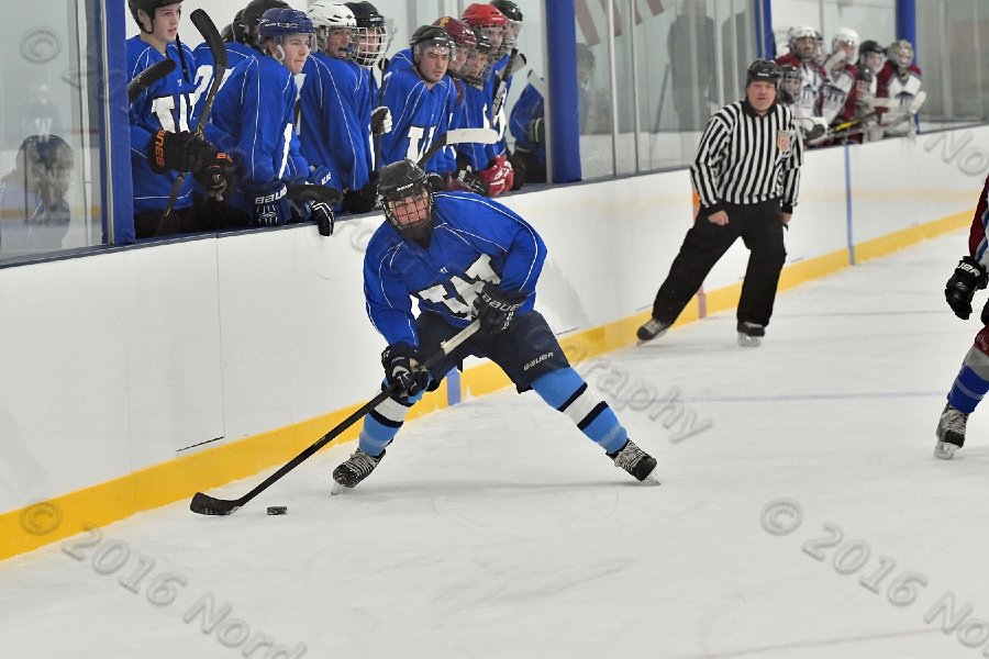 Wheaton College Men\'s Ice Hockey vs Middlesex Community College. - Photo By: KEITH NORDSTROM